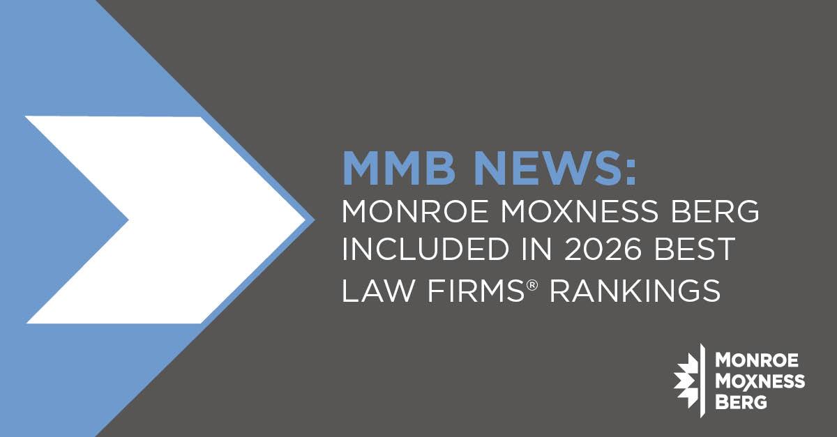 Monroe Moxness Berg Included in 2026 Best Law Firms® Rankings