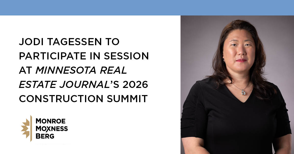 Jodi Tagessen, Minnesota Real Estate Journal’s Annual Construction Summit