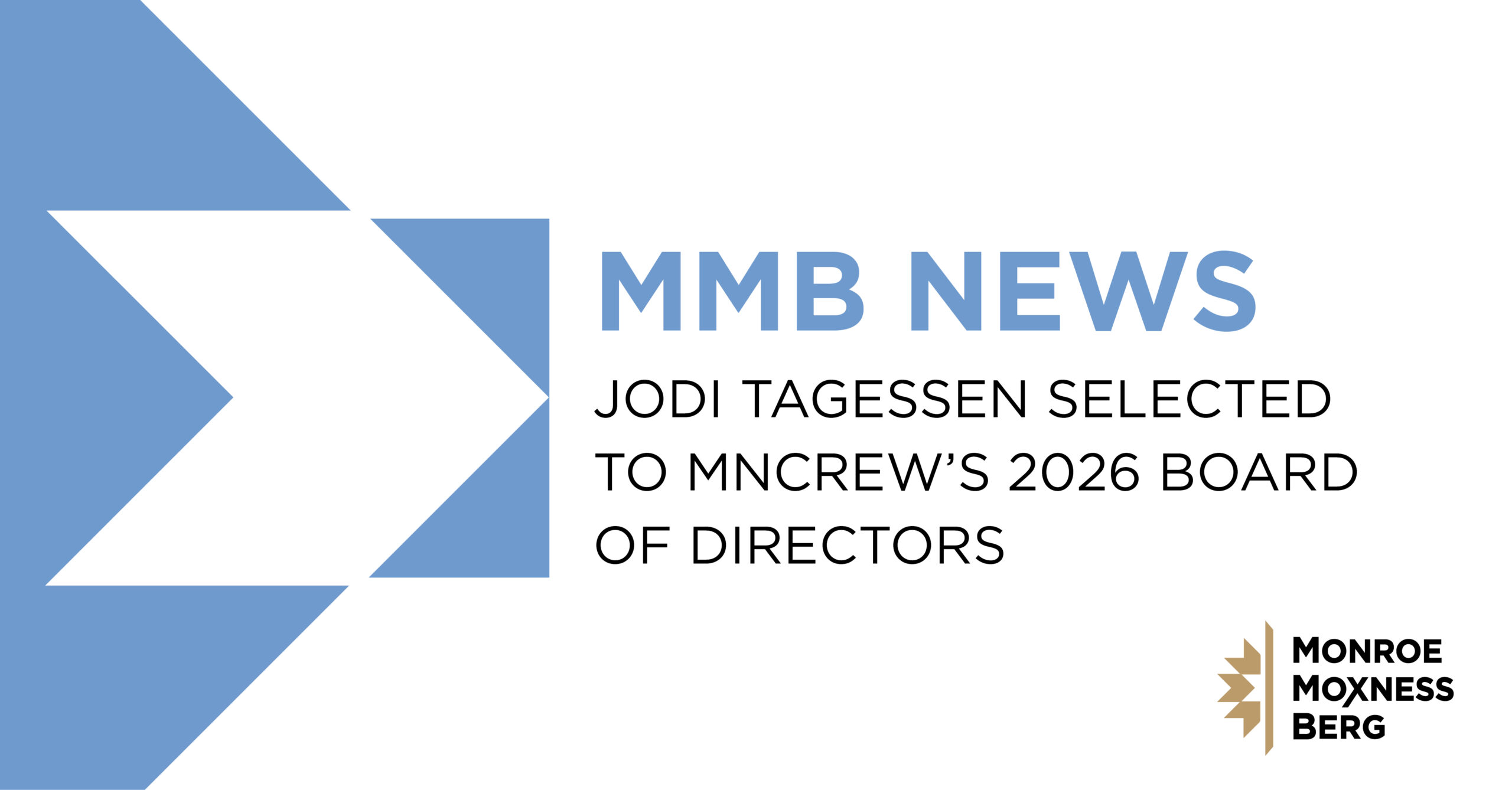 Jodi Tagessen Selected to MNCREW’s 2026 Board of Directors