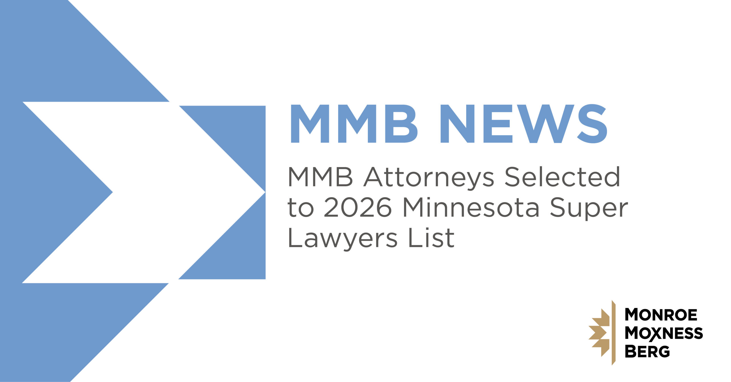 MMB Attorneys Selected to 2026 Minnesota Super Lawyers List